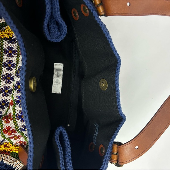 BNWT ELLIOT MANN BEADED CROCHET BAG - Picture 7 of 7